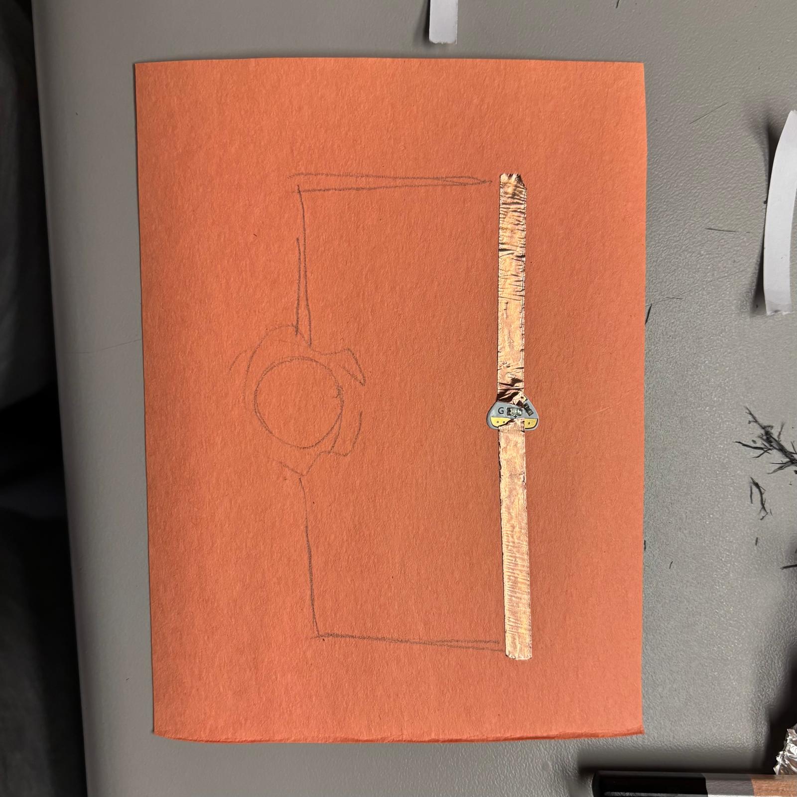 Layout of 6th Circuit(Aluminium Foil)