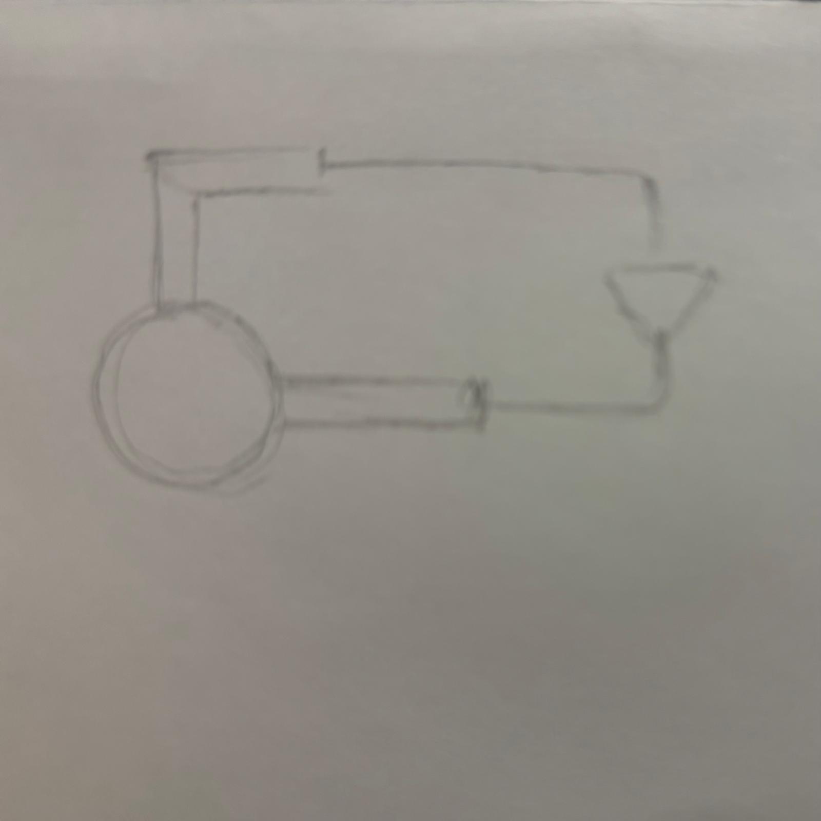 Layout of the 7th circuit(using the strings to connect to the LED)