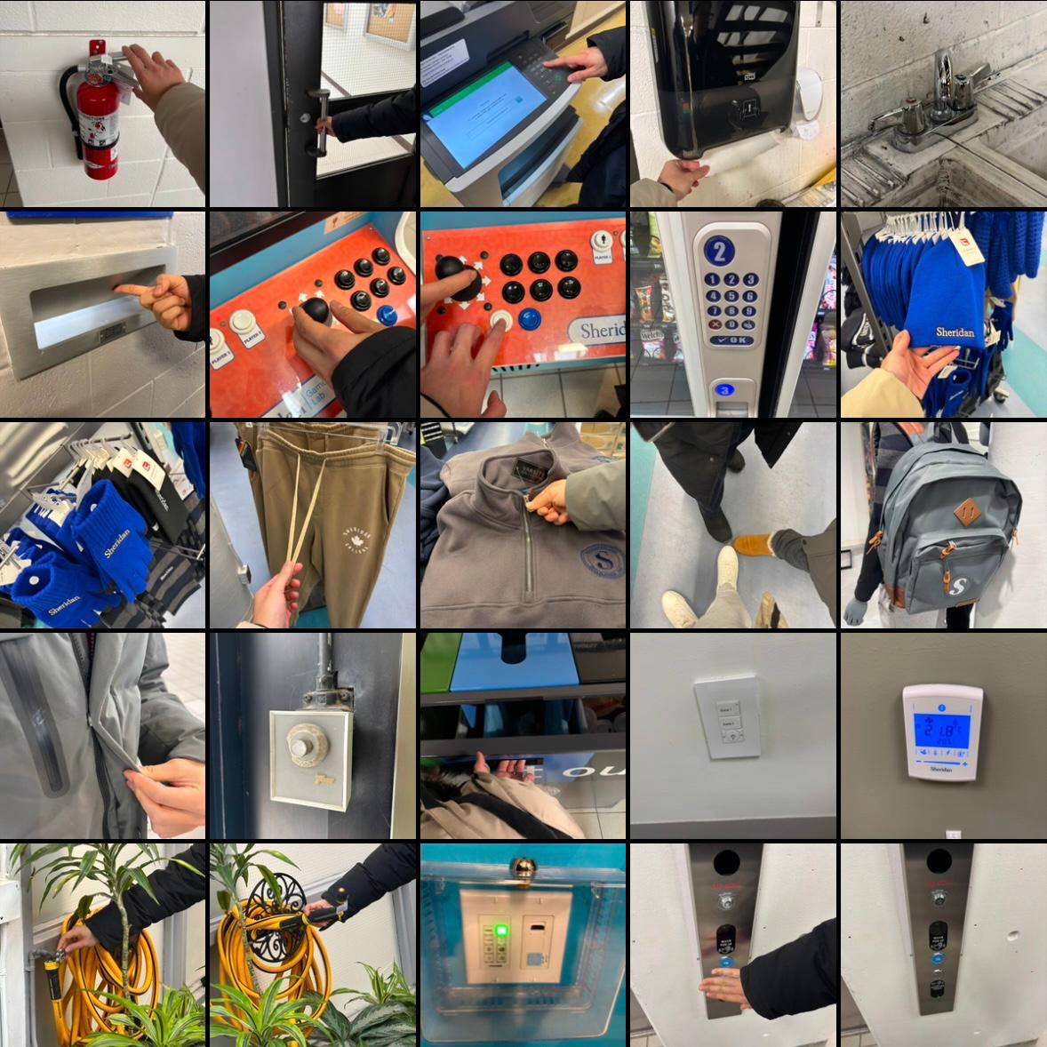 Photographs of the objects with interaction Pt.2