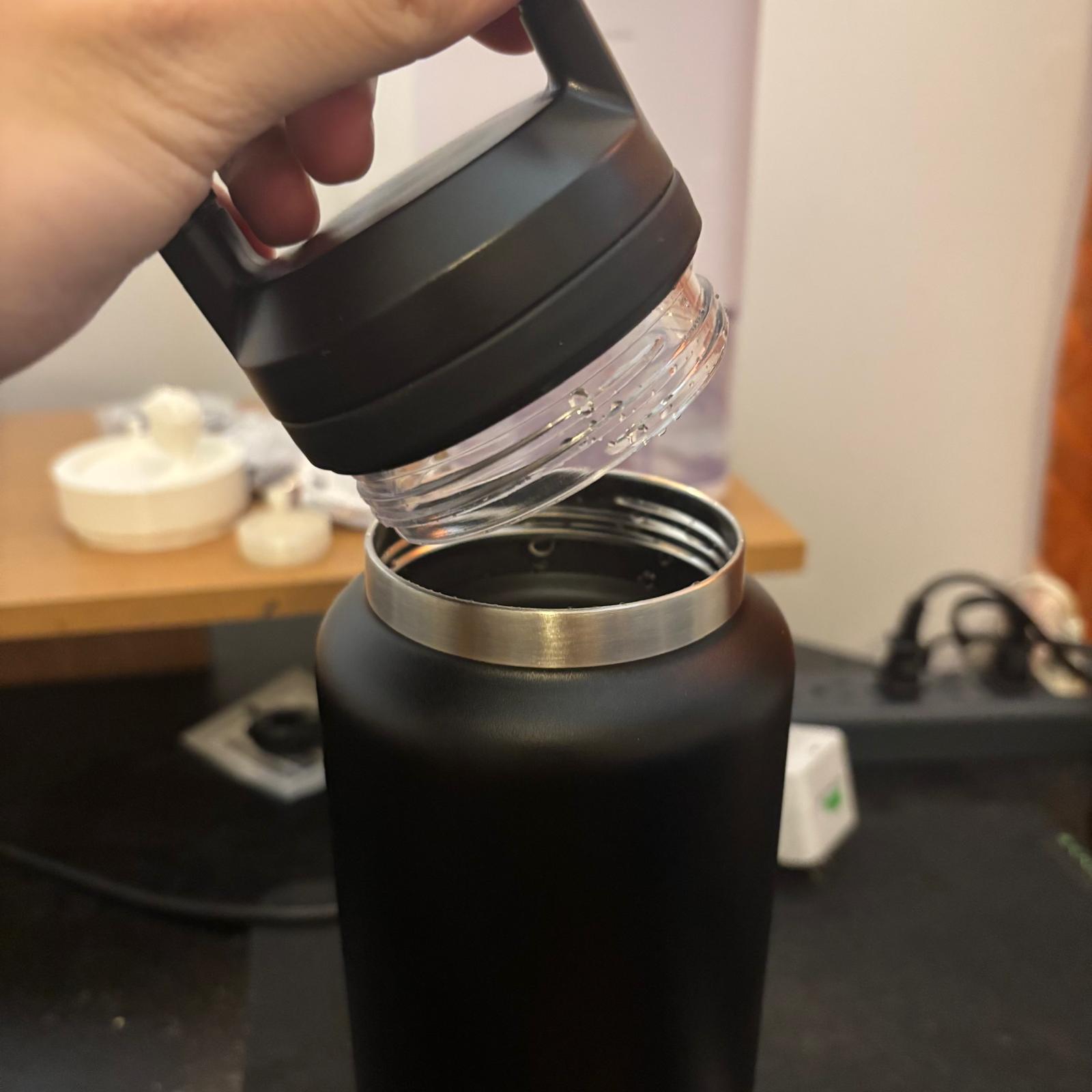 Putting Lid back On tumbler