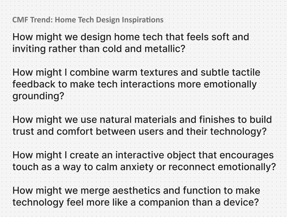 Brainstorming HMI statements for Category 2